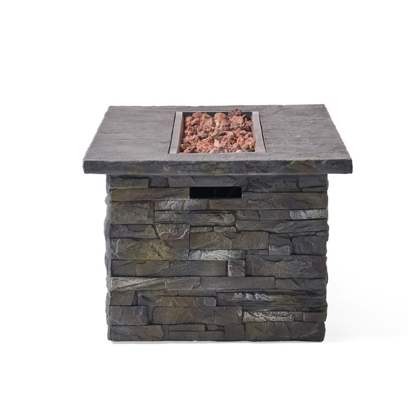 Corrigan Studio® Ritchie Outdoor Concrete Propane Fire Pit & Reviews Wayfair